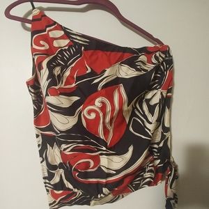 Kenneth Cole One shoulder shirt